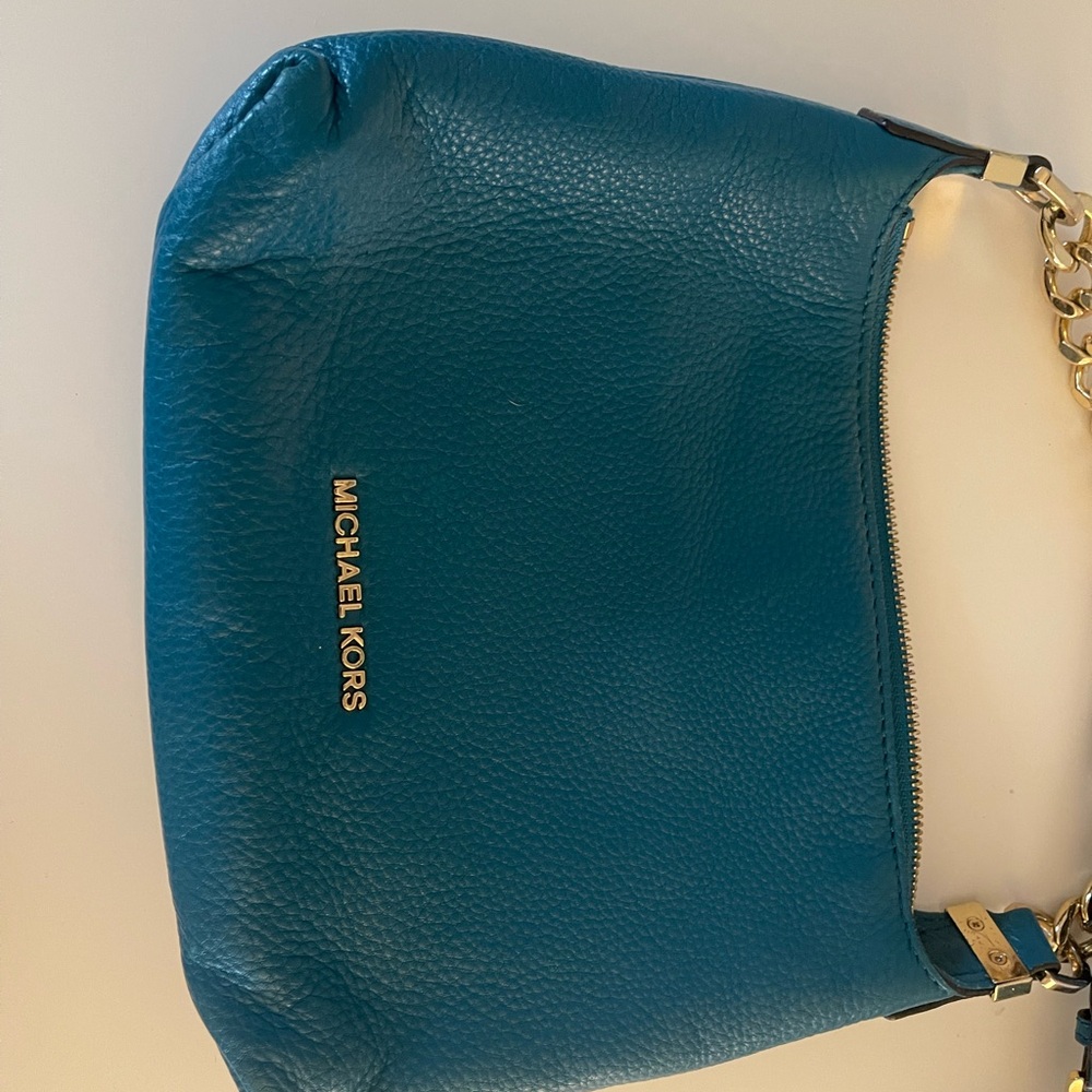 Michael Kors Blue Leather Women's Bag